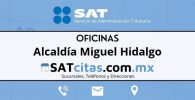 Sucursales sat Alcaldía Miguel Hidalgo telefonos direcciones y horarios