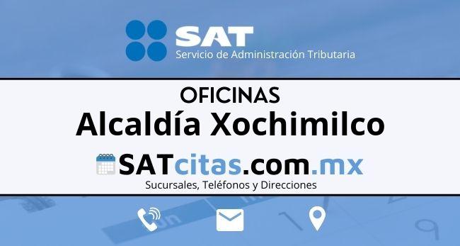 Oficinas sat Alcaldía Xochimilco direcciones telefonos y horarios
