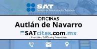 Oficinas sat Autlán de Navarro telefonos direcciones y horarios