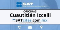 Sucursales sat Cuautitlán Izcalli horarios direcciones y telefonos