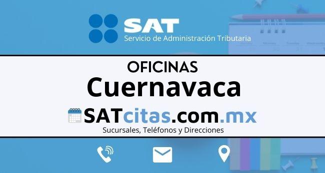 oficinas sat Cuernavaca horarios direcciones y telefonos