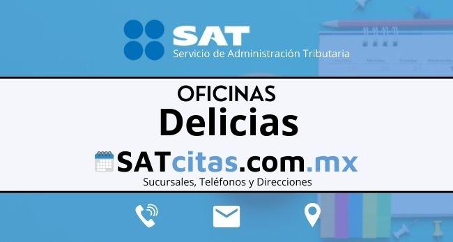 sucursales sat Delicias direcciones telefonos y horarios