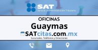 oficinas sat Guaymas telefonos direcciones y horarios