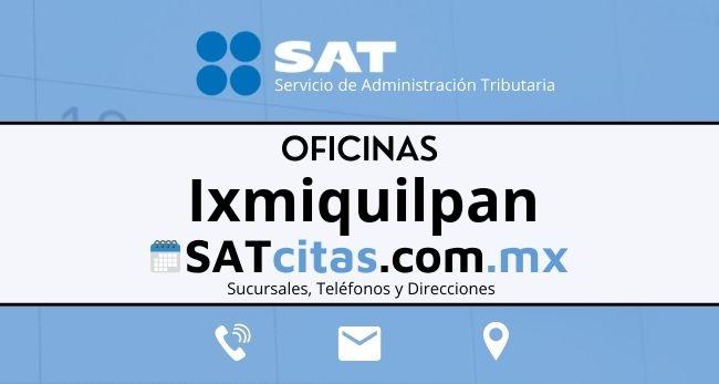 oficinas sat Ixmiquilpan telefonos direcciones y horarios