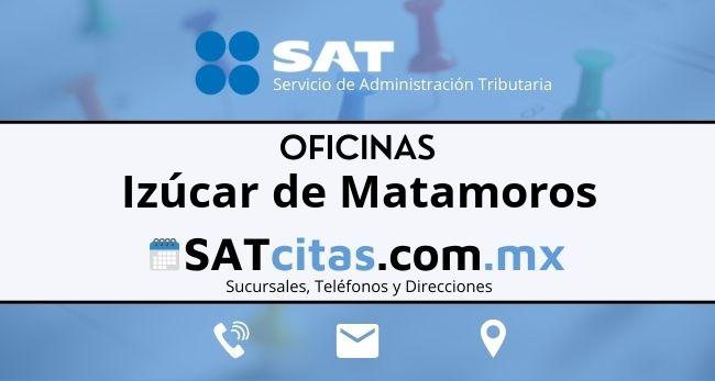 oficinas sat Izúcar de Matamoros telefonos direcciones y horarios