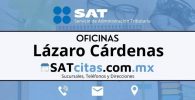 sucursales sat Lázaro Cárdenas horarios telefonos y direcciones