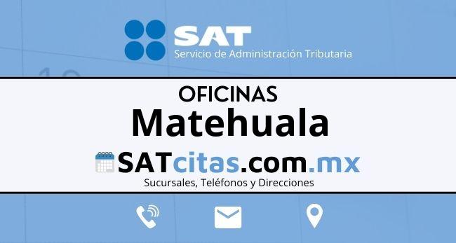 sucursales sat Matehuala horarios direcciones y telefonos