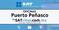 oficinas sat Puerto Peñasco telefonos direcciones y horarios