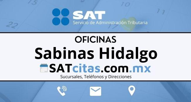 Sucursales sat Sabinas Hidalgo horarios direcciones y telefonos