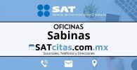 oficinas sat Sabinas horarios telefonos y direcciones