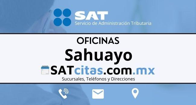 oficinas sat Sahuayo direcciones telefonos y horarios