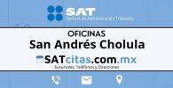 oficinas sat San Andrés Cholula telefonos direcciones y horarios