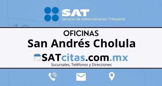 oficinas sat San Andrés Cholula horarios telefonos y direcciones