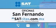 oficinas sat San Fernando telefonos horarios y direcciones