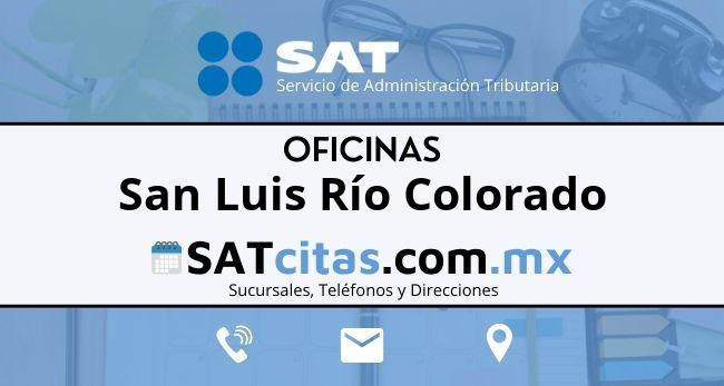 Oficinas sat San Luis Río Colorado telefonos direcciones y horarios