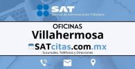 oficinas sat Villahermosa horarios telefonos y direcciones