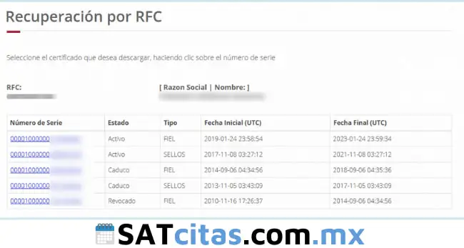 Como tener los certificados del SAT