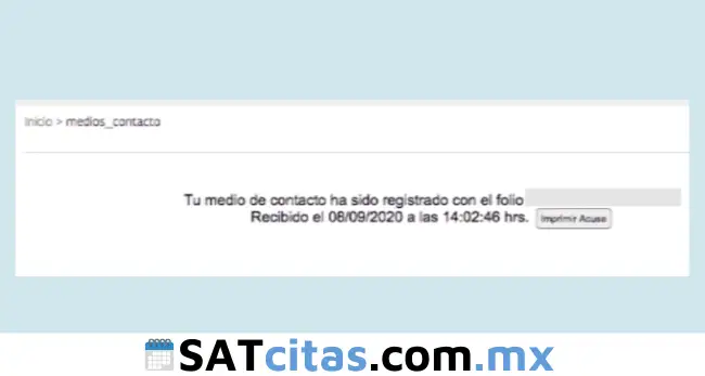 Registrar correo en el buzon tributario de SAT